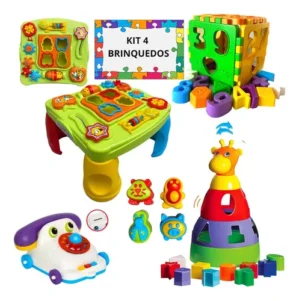 Mesa Criativa Didática Bebê Infantil Interativa Atividades