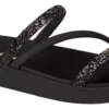 Sandália Feminina Brilho Strass Tendência Moda Original