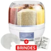 Dispenser Porta Cereais Redondo Giratório 360 Alimentos Pote + BRINDES